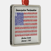 Emancipatie Proclamatie Metalen Ornament (Rechts)