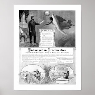 Emancipatie Proclamatie Poster