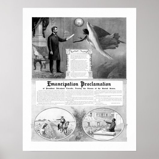 Emancipatie Proclamatie Poster (Voorkant)