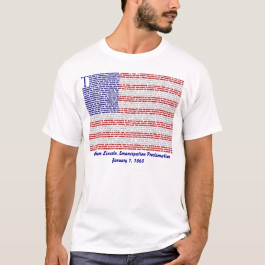 Emancipatie Proclamatie T-shirt (Voorkant)