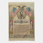 Emancipatie Proclamation Kitchen Towel Theedoek (Verticaal)