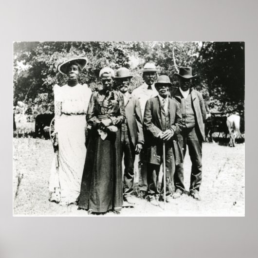 Emancipatiedag Afro-Amerikanen Juneteenth 6/19 Poster (Voorkant)