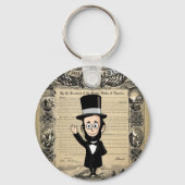 Emancipatieproclamatie en Honest Abe Lincoln Sleutelhanger (Voorkant)
