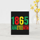 Emancipation Day is geweldig met 1865 juni 1995 Fl Kaart (Gele Bloem)