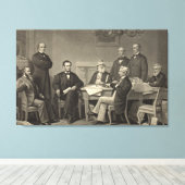 Emancipation Proclamation 1866 Canvas Afdruk (Insitu (Houten vloer))