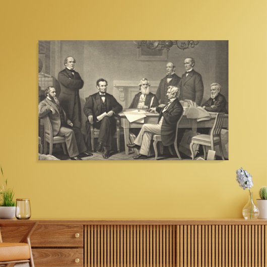 Emancipation Proclamation 1866 Canvas Afdruk (Insitu (Woonkamer))