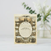 Emancipation Proclamation by L. Lipman Briefkaart (Staand voorkant)