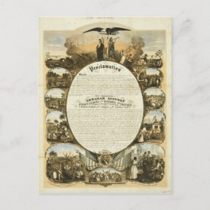 Emancipation Proclamation by L. Lipman Briefkaart