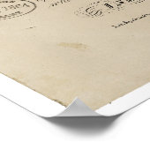 Emancipation Proclamation Reprint van A. Kidder Poster (Hoek)