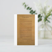 Emancipation Proclamation Type 1864 Briefkaart (Staand voorkant)