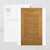 Emancipation Proclamation Type 1864 Briefkaart (Voorkant / Achterkant)