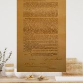 Emancipation Proclamation Type 1864 Poster (Keuken)