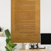 Emancipation Proclamation Type 1864 Poster (Thuiskantoor)