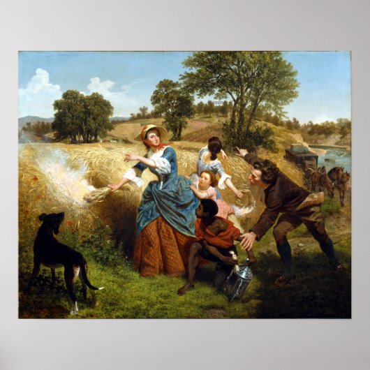 Emanuel Gottlieb Leutze Mrs Schuyler Poster (Voorkant)