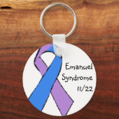 Emanuel Syndrome Awareness Sleutelhanger (Voorkant)
