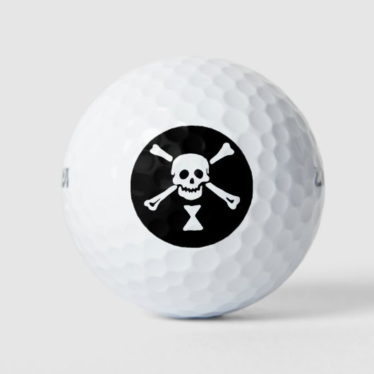 Emanuel Wynne Pirate Flag Jolly Roger Golfballen (Voorkant)