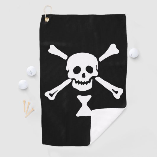Emanuel Wynne Pirate Flag Jolly Roger Golfhanddoek (Insitu)