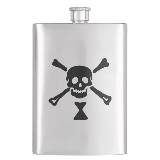 Emanuel Wynne Piratenvlag Jolly Roger Flacon (Voorkant)