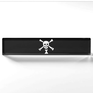 Emanuel Wynne Piratenvlag Jolly Roger Naambordje