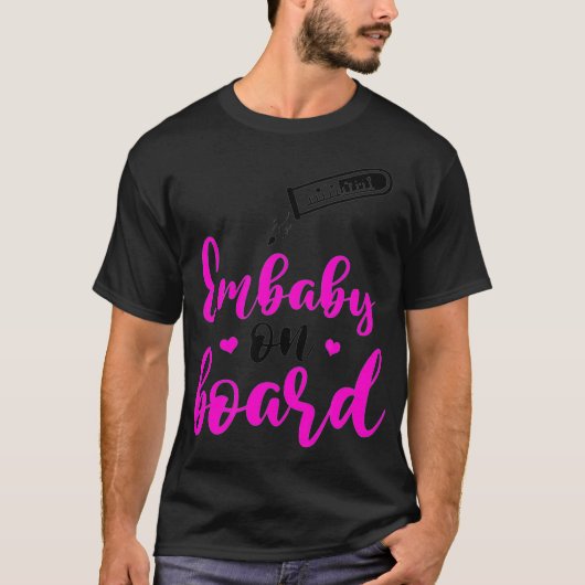 Embaby aan boord IVF transferdag Embryo  T-shirt (Voorkant)