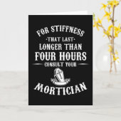 Embalmer Mortuary Funeral Director Consulteer uw Kaart (Gele Bloem)