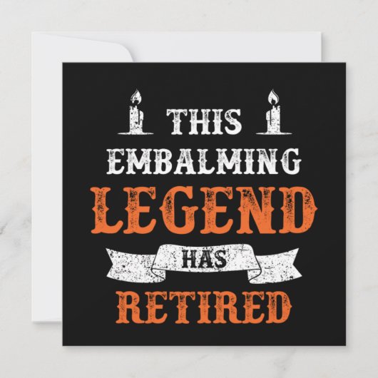 Embalming Legend Reolder Pension Death Funeral Gif Kaart (Voorkant)