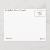 Embalse Lake. Córdoba, Argentinië Briefkaart (Achterkant)