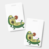 Embarazo aguacate badge (Front & Back)