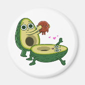 Embarazo aguacate magneet (Voorkant)