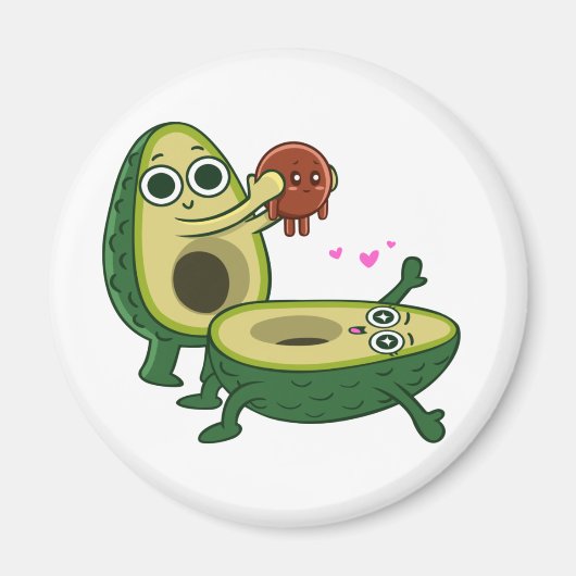 Embarazo aguacate magneet (Voorkant)