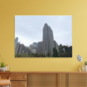 Embarcadero-lampjes Canvas Afdruk (Insitu (Woonkamer))
