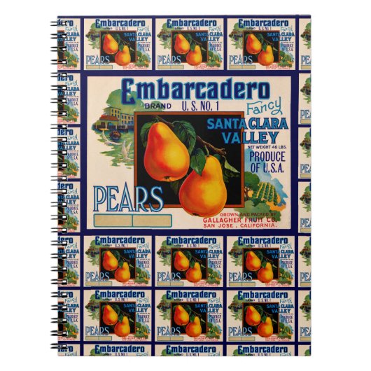Embarcadero Pears (multiprint) Notitieboek (Voorkant)