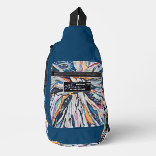 EMBARK - Blue Sling Bag (Voorkant)