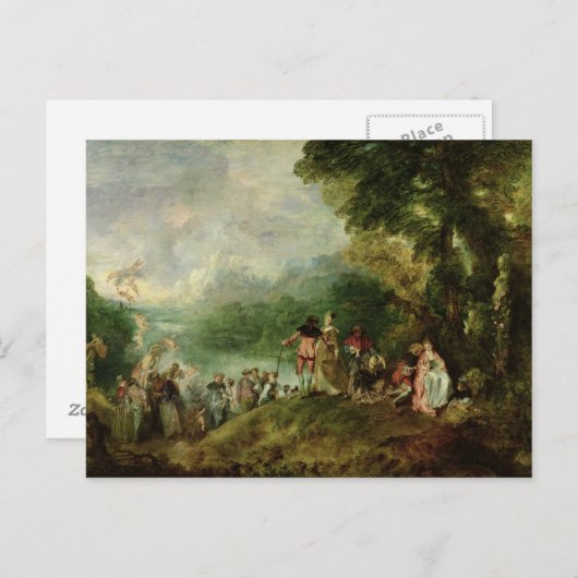 Embarkation for Cythera, 1717 Briefkaart (Voorkant / Achterkant)