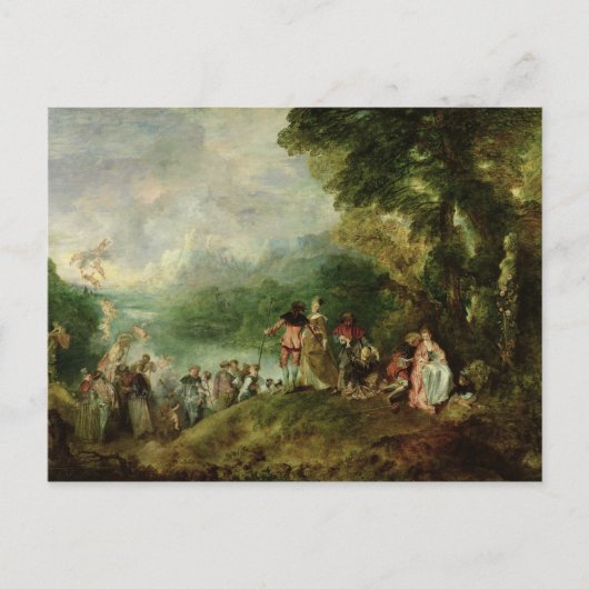 Embarkation for Cythera, 1717 Briefkaart (Voorkant)