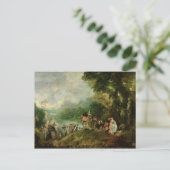 Embarkation for Cythera, 1717 Briefkaart (Staand voorkant)