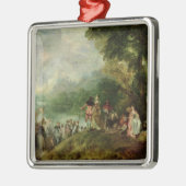 Embarkation for Cythera, 1717 Metalen Ornament (Links)