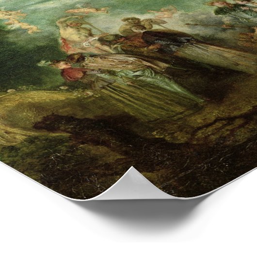 Embarkation for Cythera, 1717 Poster (Hoek)