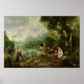 Embarkation for Cythera, 1717 Poster (Voorkant)