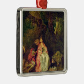 Embarkation for Cythera, c.1717 Metalen Ornament (Rechts)