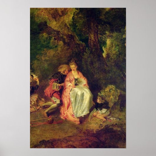 Embarkation for Cythera, c.1717 Poster (Voorkant)