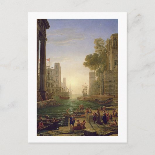 Embarkation of St. Paula Romana at Ostia, 1637-39 Briefkaart (Voorkant)