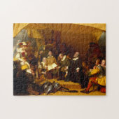 Embarkation of the Pilgrims by Robert Walter Weir Legpuzzel (Horizontaal)
