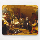 Embarkation of the Pilgrims by Robert Walter Weir Muismat (Voorkant)