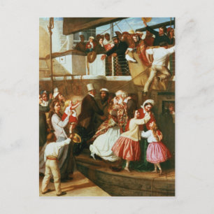 Embarkation Scene Briefkaart