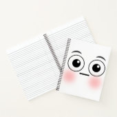 Embarrassed face Notebook Notitieboek (Binnen)