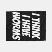 Embarrassing vrijgezellenfeest verbeurd denk dat i fleece deken (Voorkant (Horizontaal))