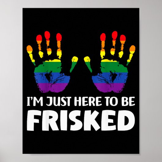 Embarring Airrt Gag Tees Exchange I'm Just Here To Poster (Voorkant)