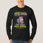 Embedded Systems Developers Are Like Unicorns T-shirt (Voorkant)