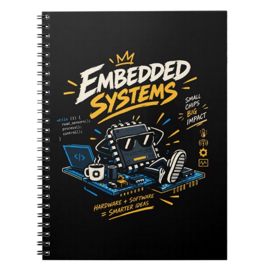 Embedded Systems Hardware & Software Engineer Noti Notitieboek (Voorkant)